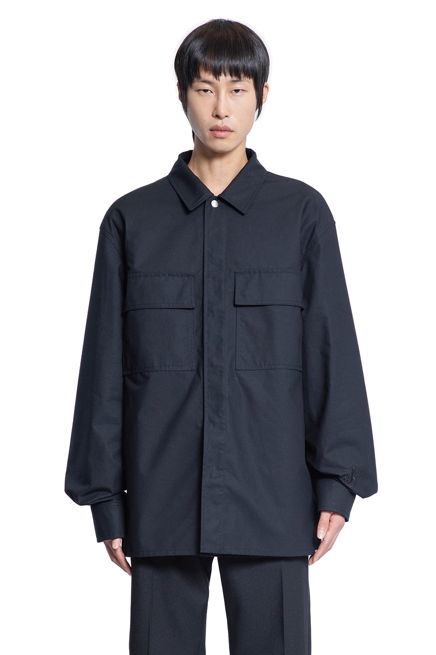 JIL SANDER MAN BLUE SHIRTS