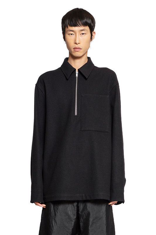 JIL SANDER MAN BLACK SHIRTS