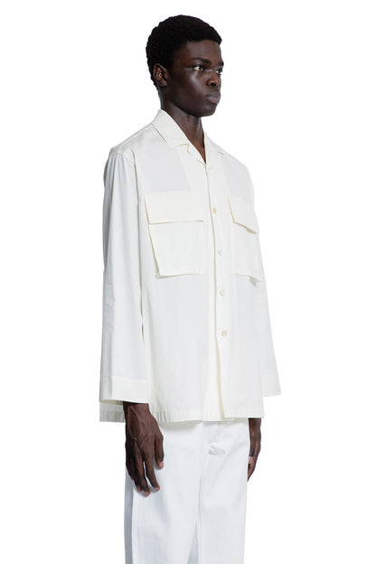 JIL SANDER MAN OFF-WHITE SHIRTS