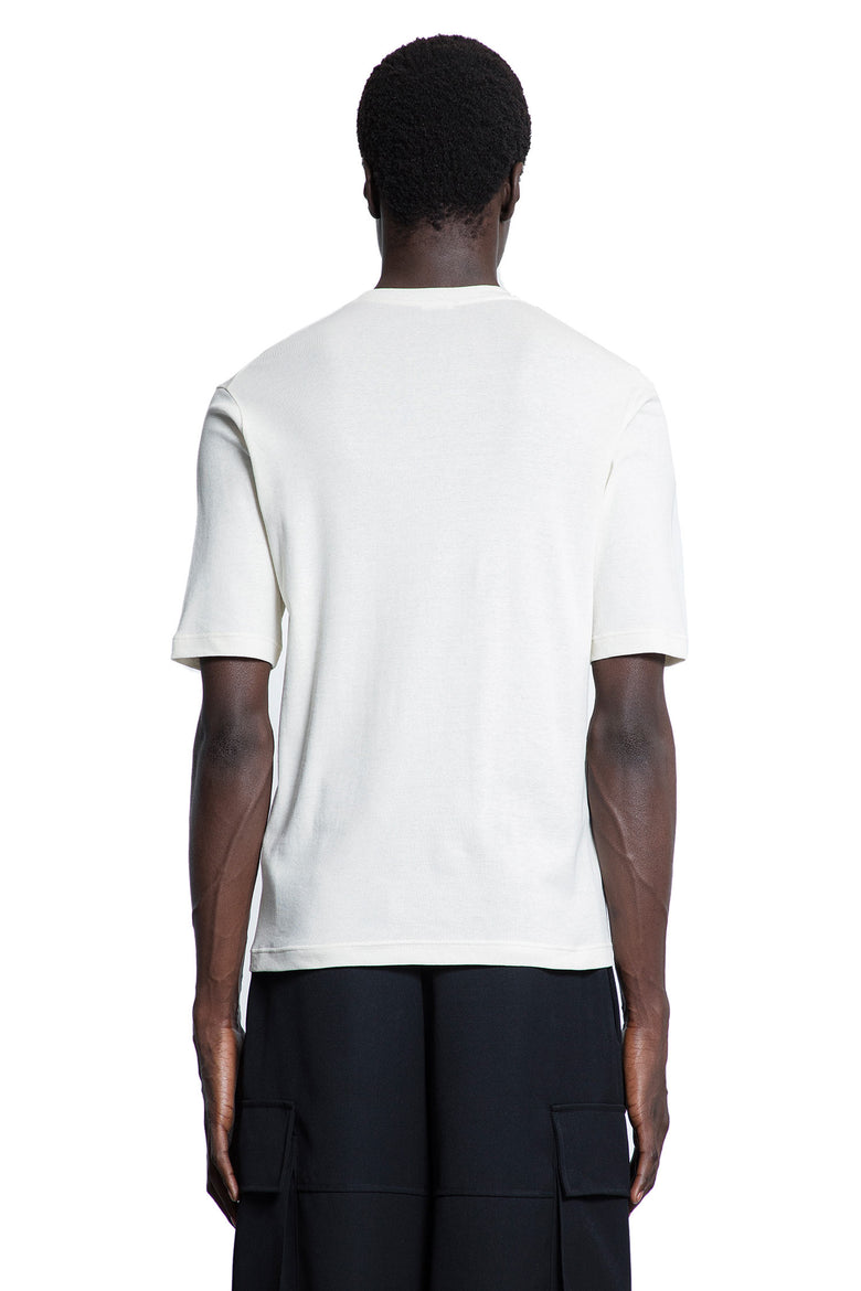 JIL SANDER MAN WHITE T-SHIRTS & TANK TOPS