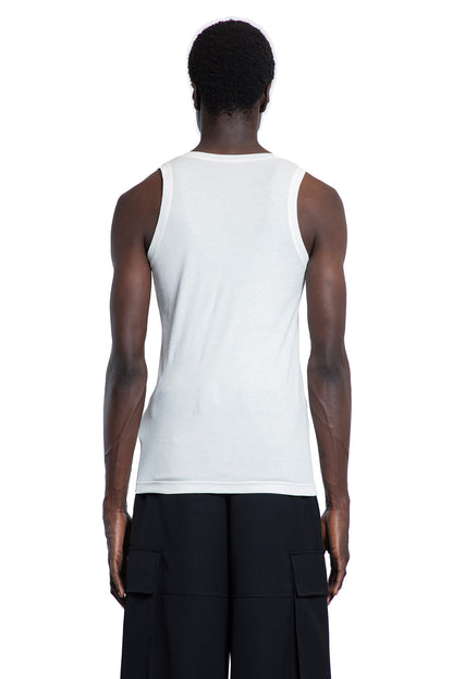 JIL SANDER MAN WHITE T-SHIRTS & TANK TOPS