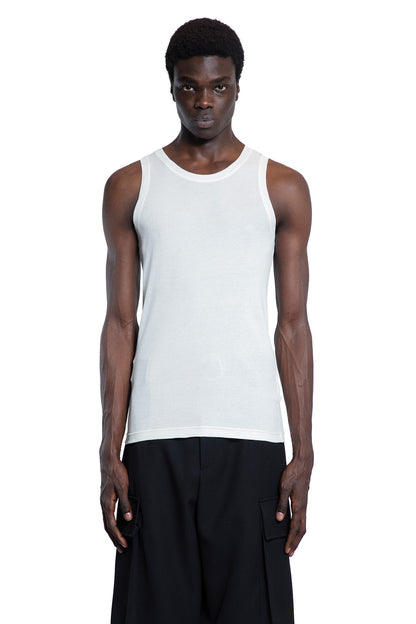 JIL SANDER MAN WHITE T-SHIRTS & TANK TOPS