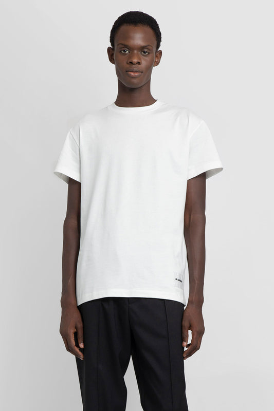 JIL SANDER MAN WHITE T-SHIRTS & TANK TOPS