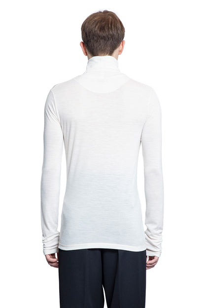 JIL SANDER MAN WHITE T-SHIRTS & TANK TOPS