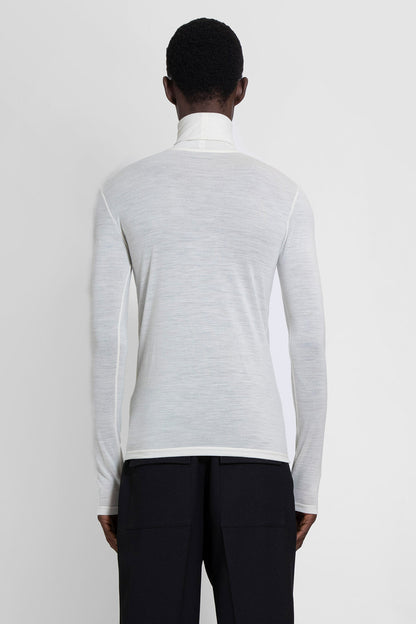 JIL SANDER MAN WHITE T-SHIRTS & TANK TOPS