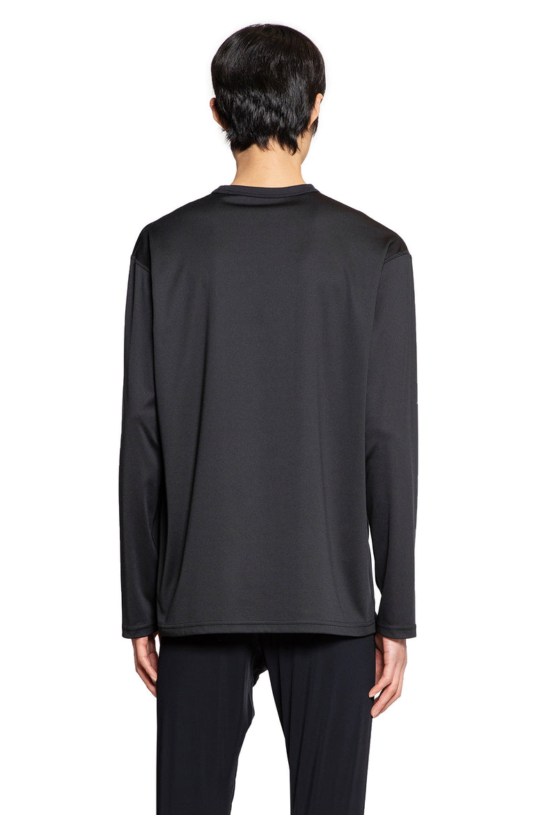 JIL SANDER MAN BLACK T-SHIRTS & TANK TOPS