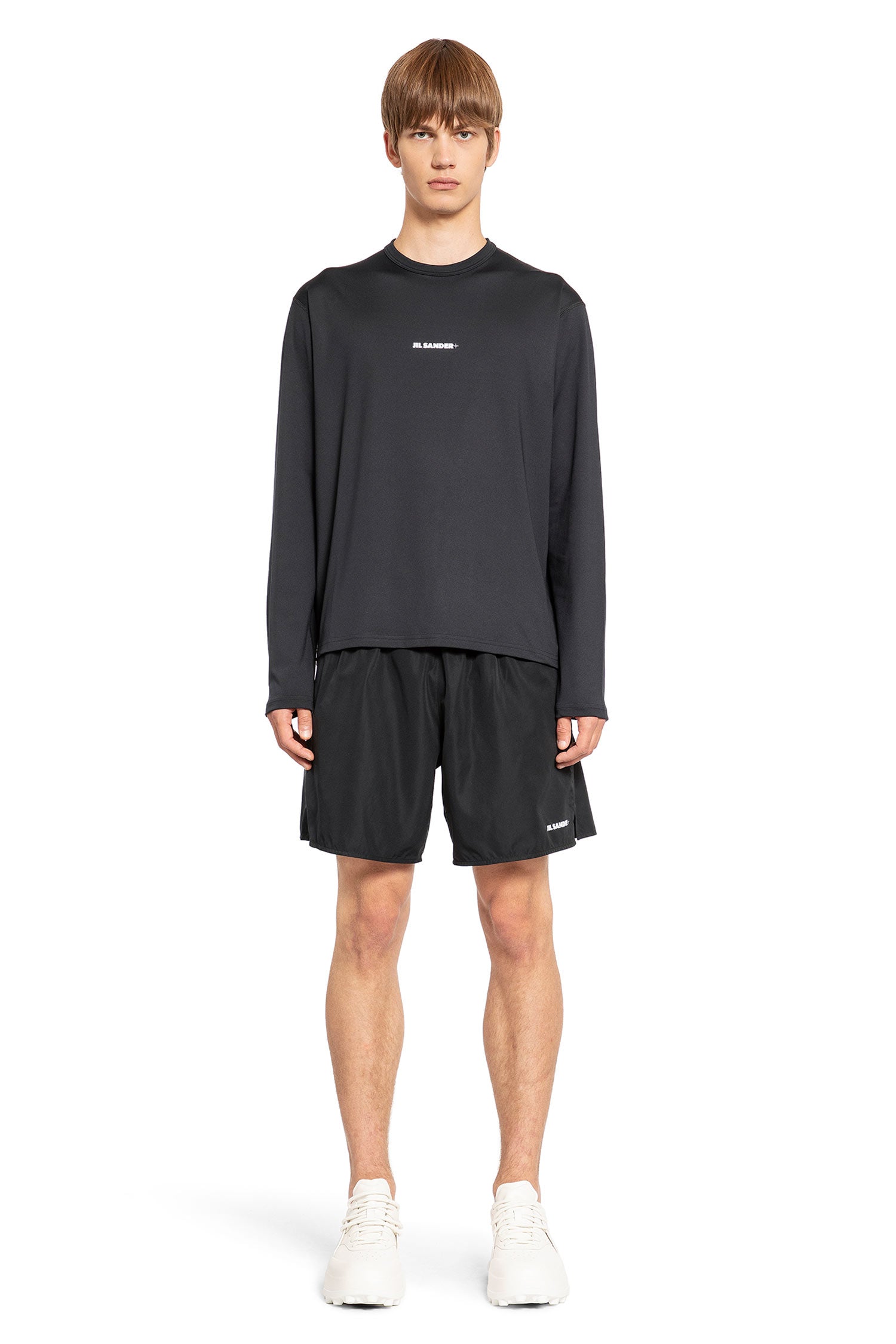 JIL SANDER MAN BLACK T-SHIRTS