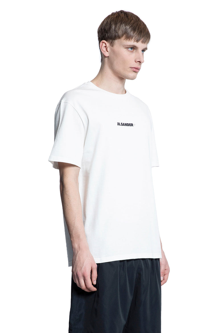 JIL SANDER MAN WHITE T-SHIRTS & TANK TOPS