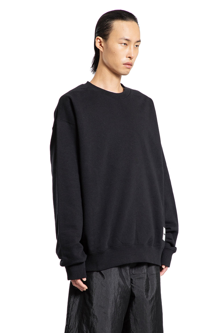 JIL SANDER MAN BLACK SWEATSHIRTS