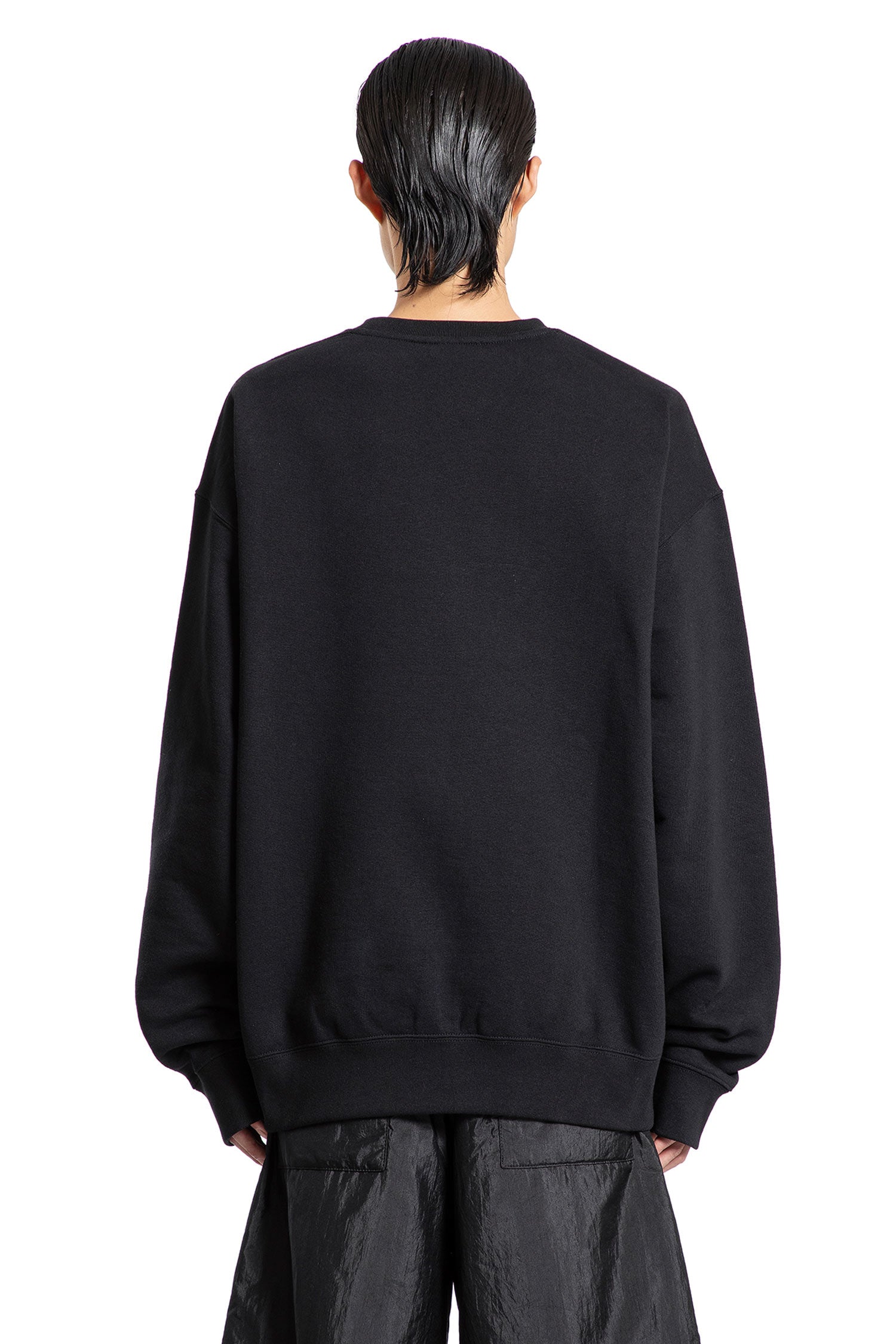 JIL SANDER MAN BLACK SWEATSHIRTS