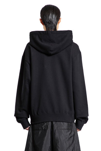 JIL SANDER MAN BLACK SWEATSHIRTS