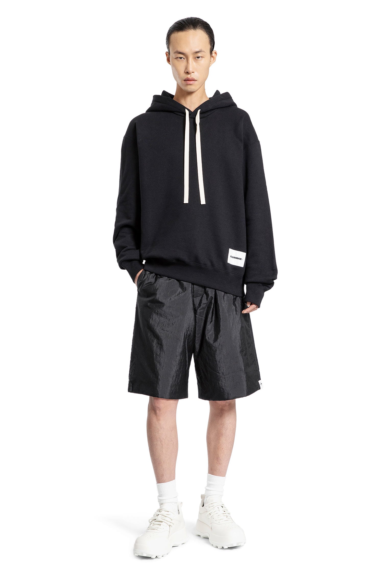 JIL SANDER MAN BLACK SWEATSHIRTS