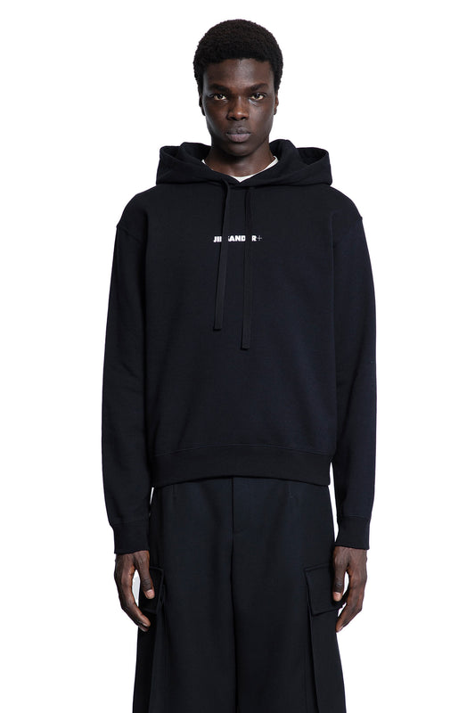 JIL SANDER MAN BLACK SWEATSHIRTS