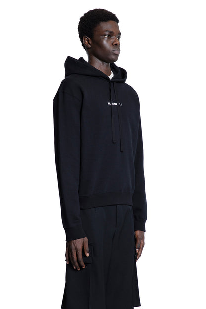 JIL SANDER MAN BLACK SWEATSHIRTS