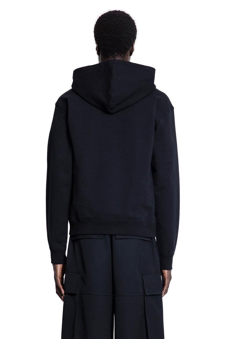 JIL SANDER MAN BLACK SWEATSHIRTS