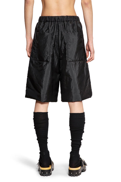 JIL SANDER MAN BLACK SHORTS & SKIRTS