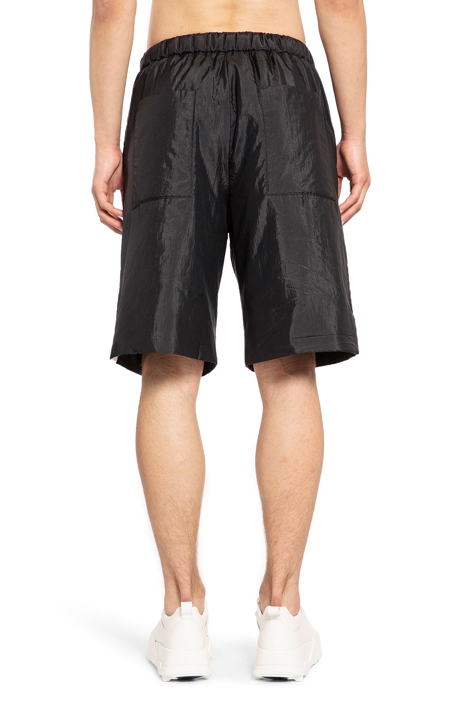 JIL SANDER MAN BLACK SHORTS & SKIRTS