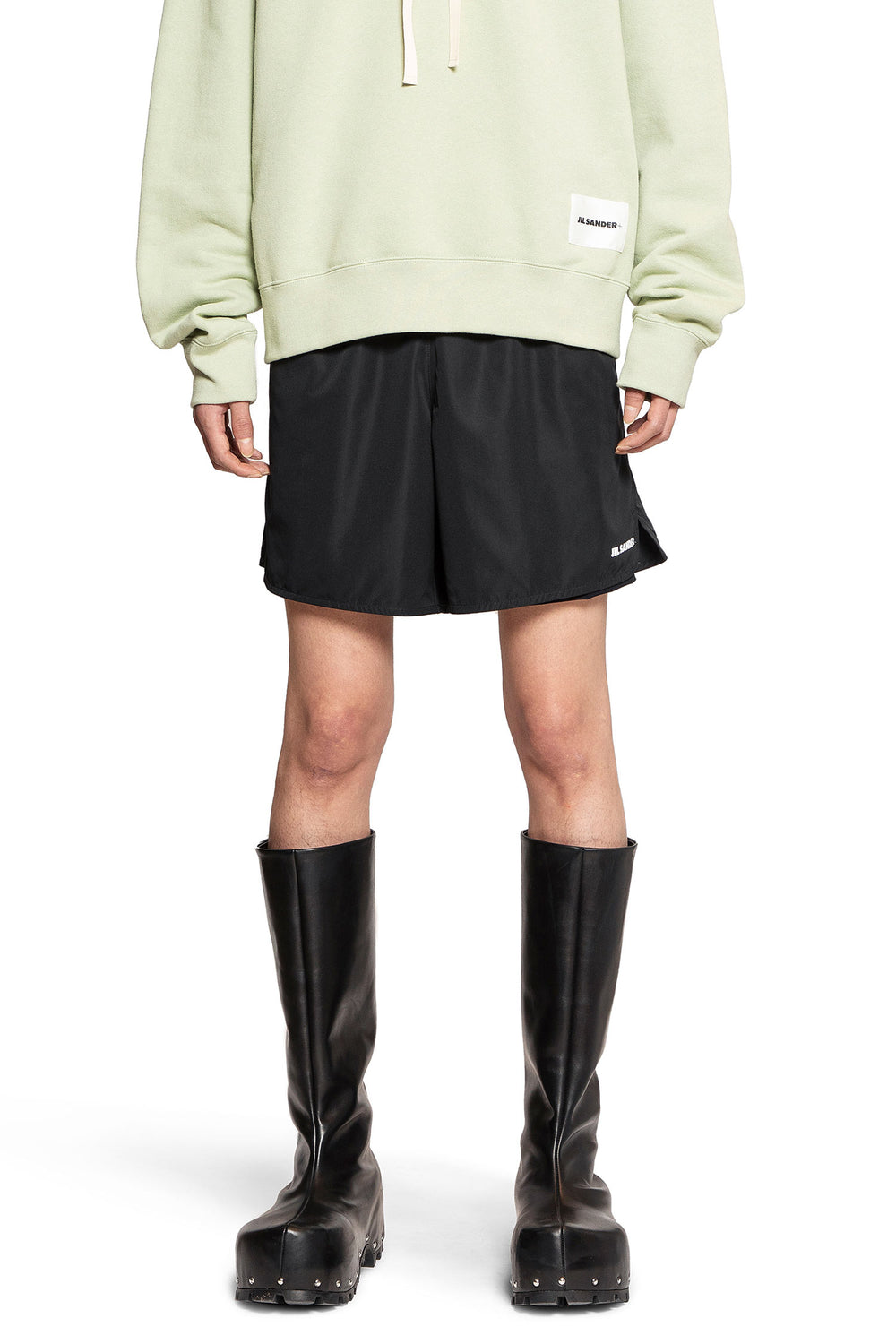 JIL SANDER MAN BLACK SHORTS & SKIRTS