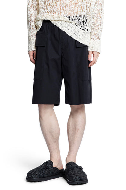 JIL SANDER MAN BLACK SHORTS & SKIRTS