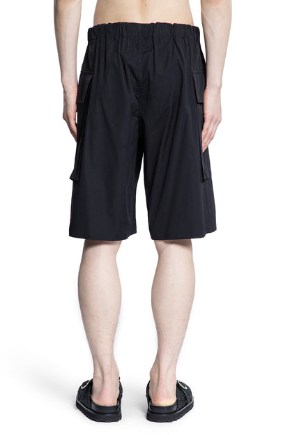 JIL SANDER MAN BLACK SHORTS & SKIRTS