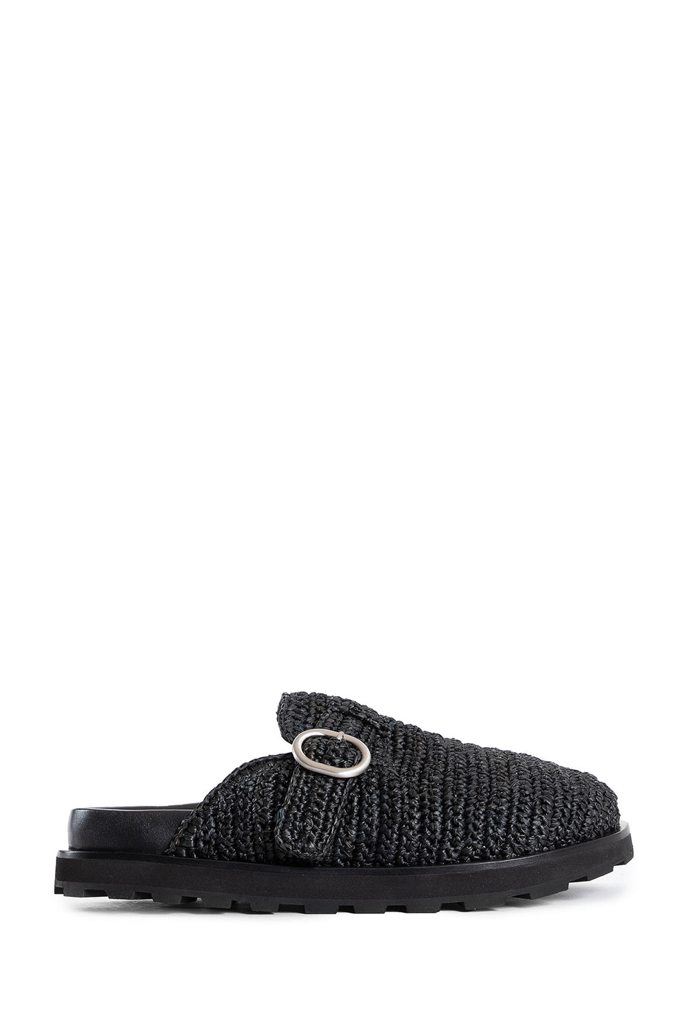 JIL SANDER MAN BLACK SANDALS & SLIDES