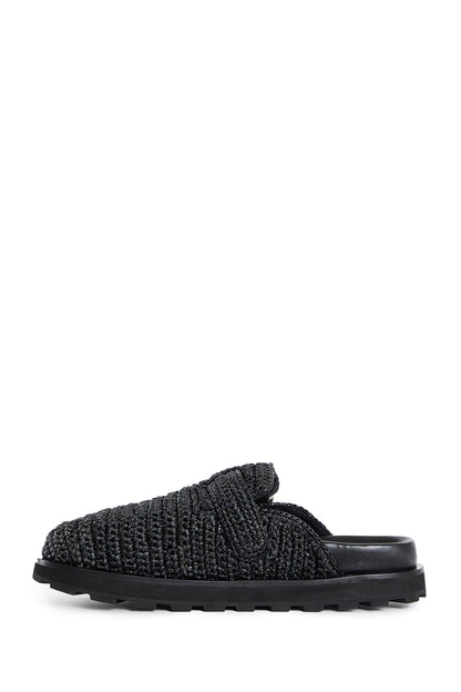 JIL SANDER MAN BLACK SANDALS & SLIDES