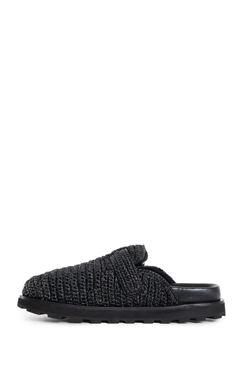 Raffia buckle clogs - Antonioli.eu