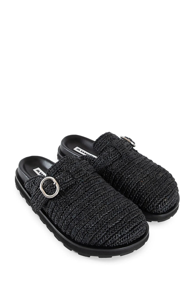 Raffia buckle clogs - Antonioli.eu