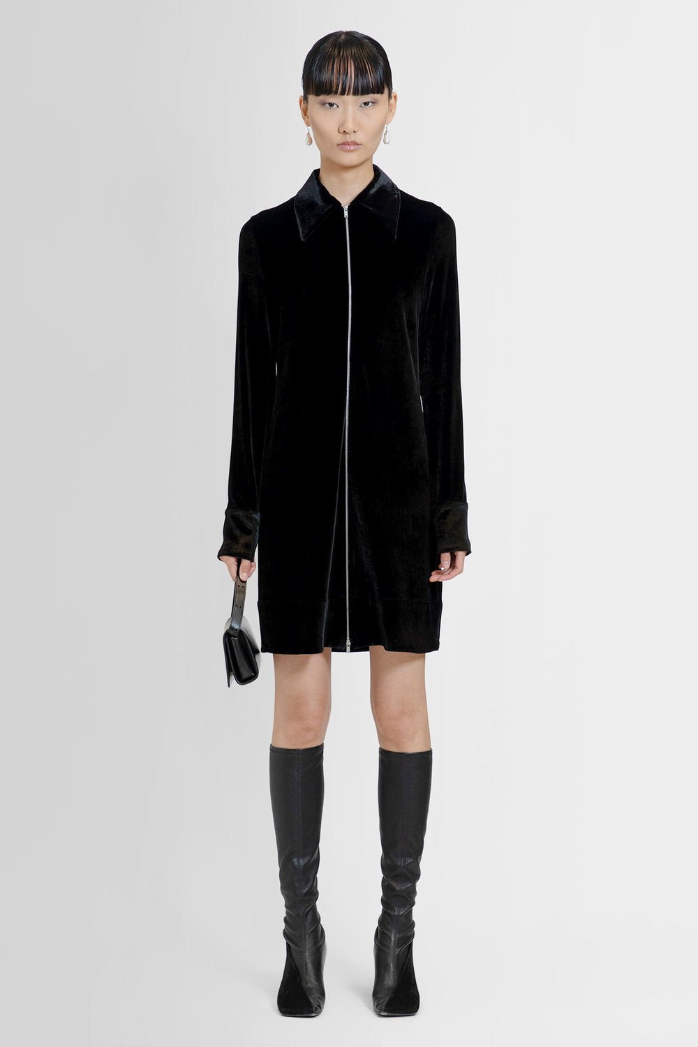 JIL SANDER WOMAN BLACK DRESSES