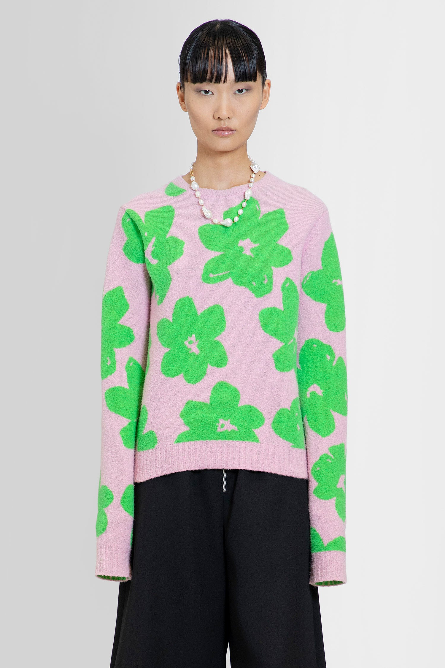 JIL SANDER WOMAN PINK KNITWEAR