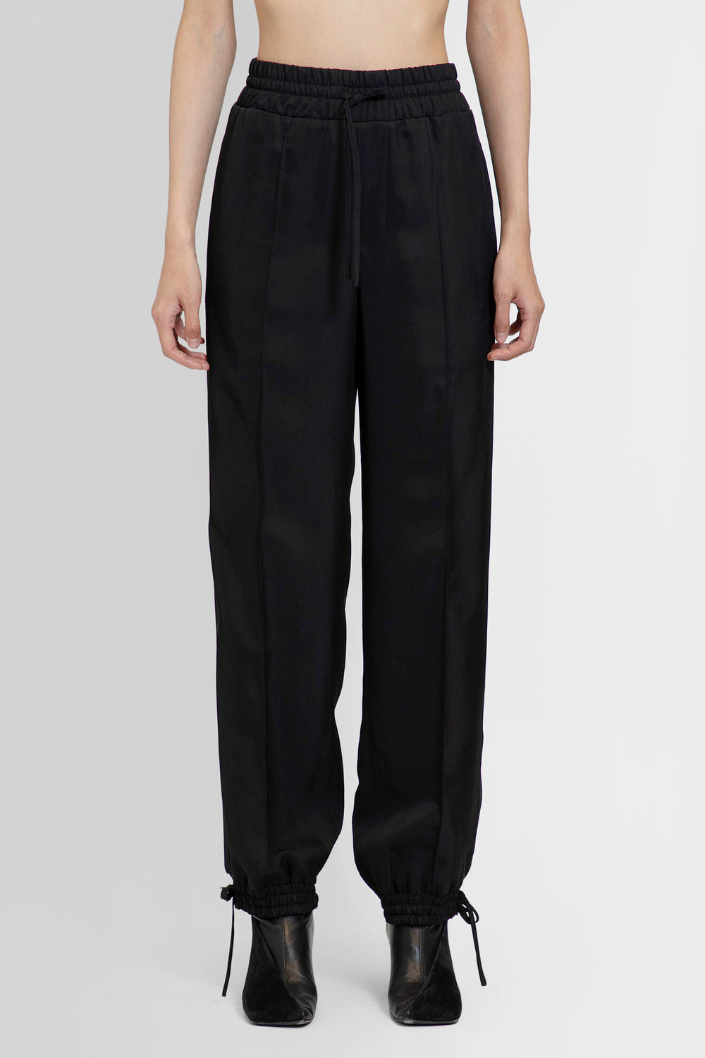 JIL SANDER WOMAN BLACK TROUSERS