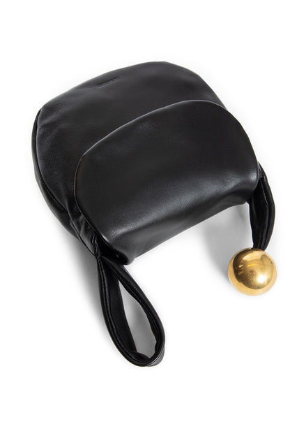 JIL SANDER WOMAN BLACK CLUTCHES & POUCHES