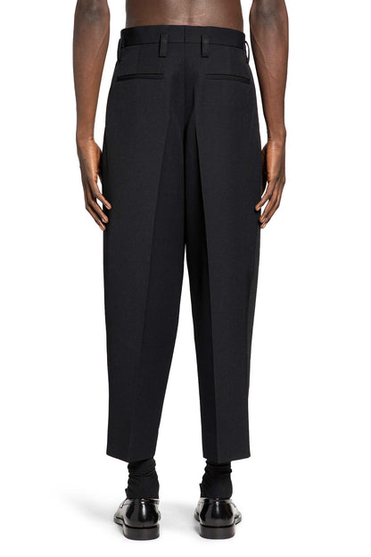 Wool Gabardine Tapered Trousers