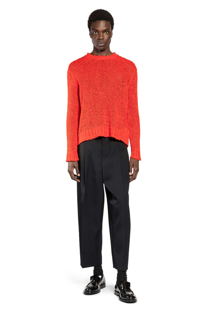 Wool Gabardine Tapered Trousers