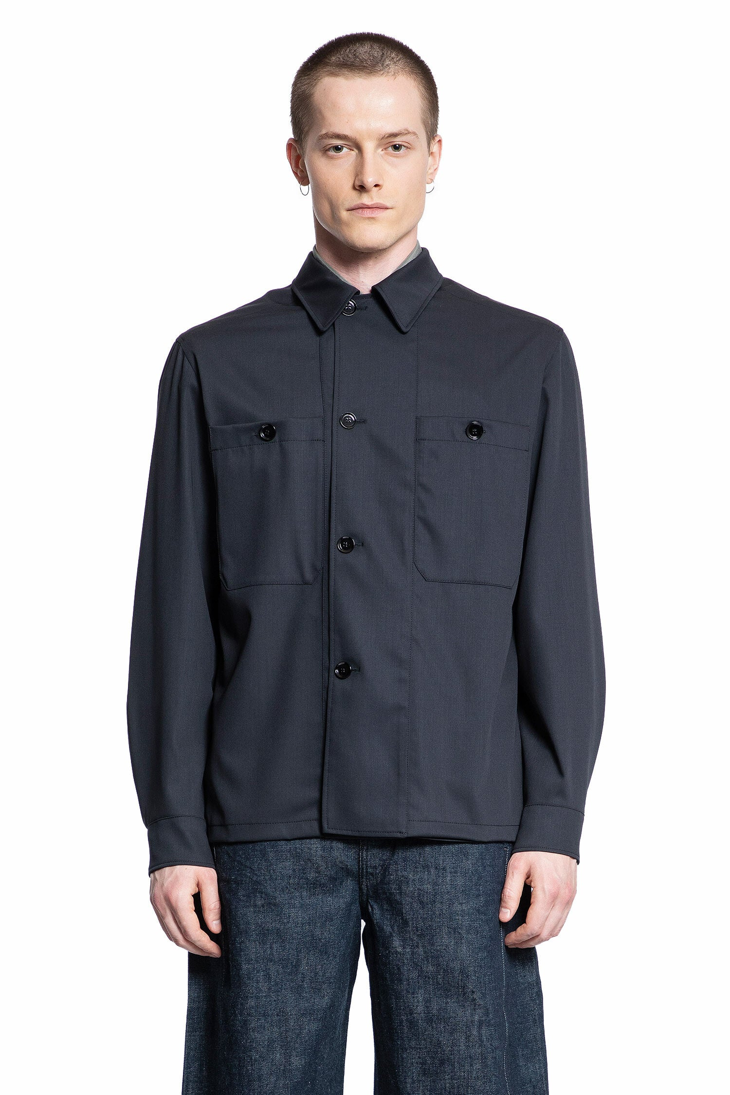 LEMAIRE MAN BLACK JACKETS