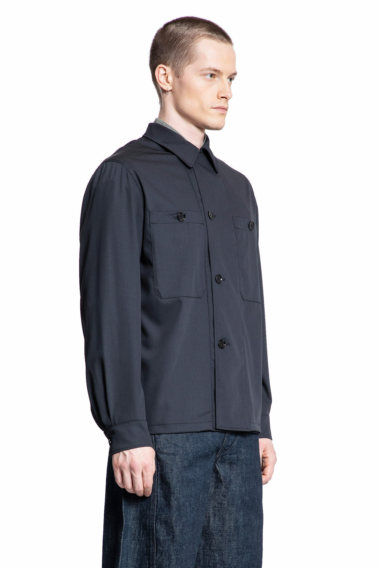 LEMAIRE MAN BLACK JACKETS