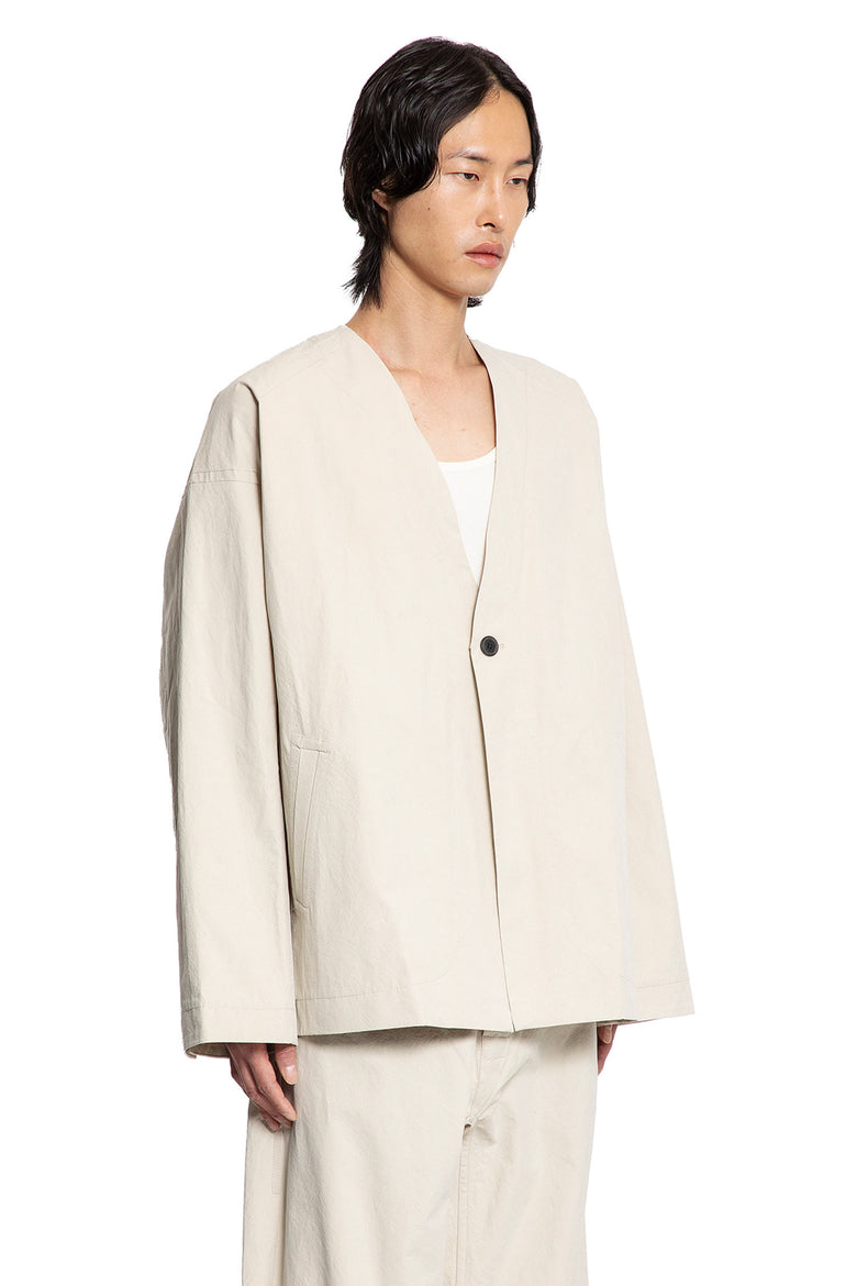 JAN-JAN VAN ESSCHE MAN OFF-WHITE BLAZERS