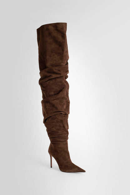 AMINA MUADDI WOMAN BROWN BOOTS