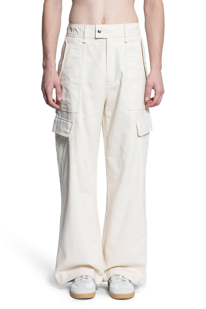 ADIDAS MAN OFF-WHITE TROUSERS