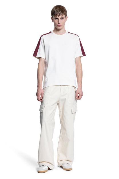 ADIDAS MAN OFF-WHITE TROUSERS