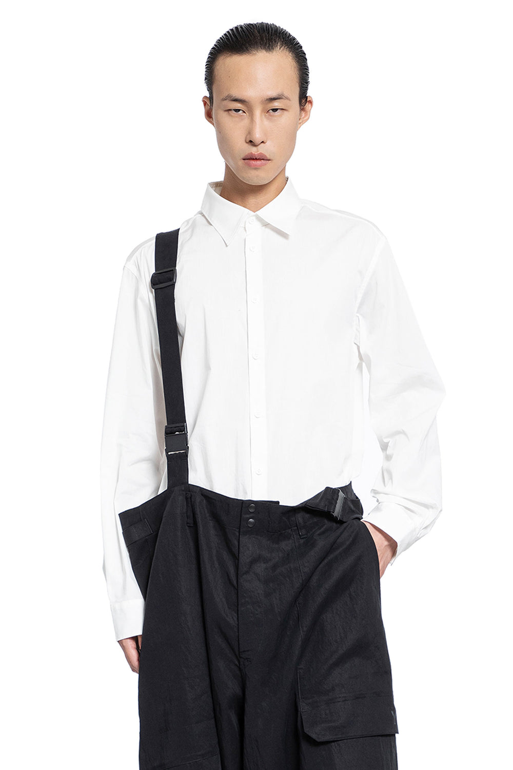 Y-3 MAN WHITE SHIRTS