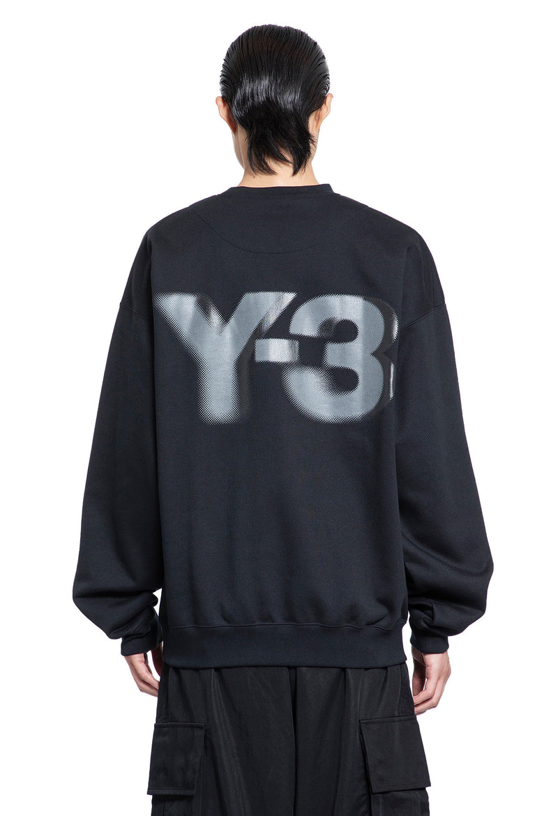 Y-3 MAN BLACK SWEATSHIRTS