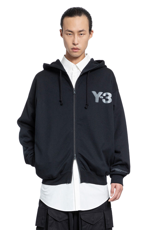 Y-3 MAN BLACK SWEATSHIRTS