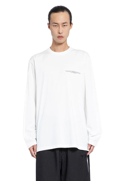 Antonioli Y-3 MAN WHITE T-SHIRTS & TANK TOPS