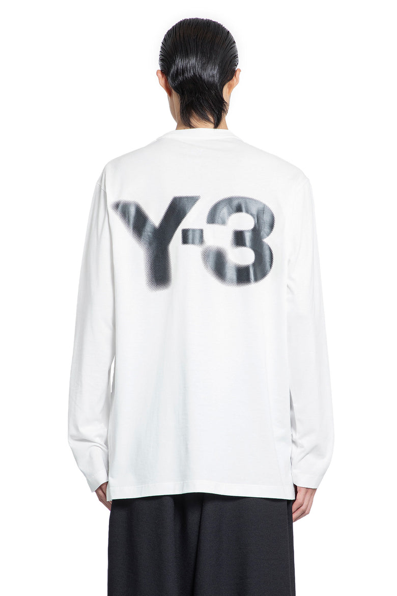 Y-3 MAN WHITE T-SHIRTS & TANK TOPS