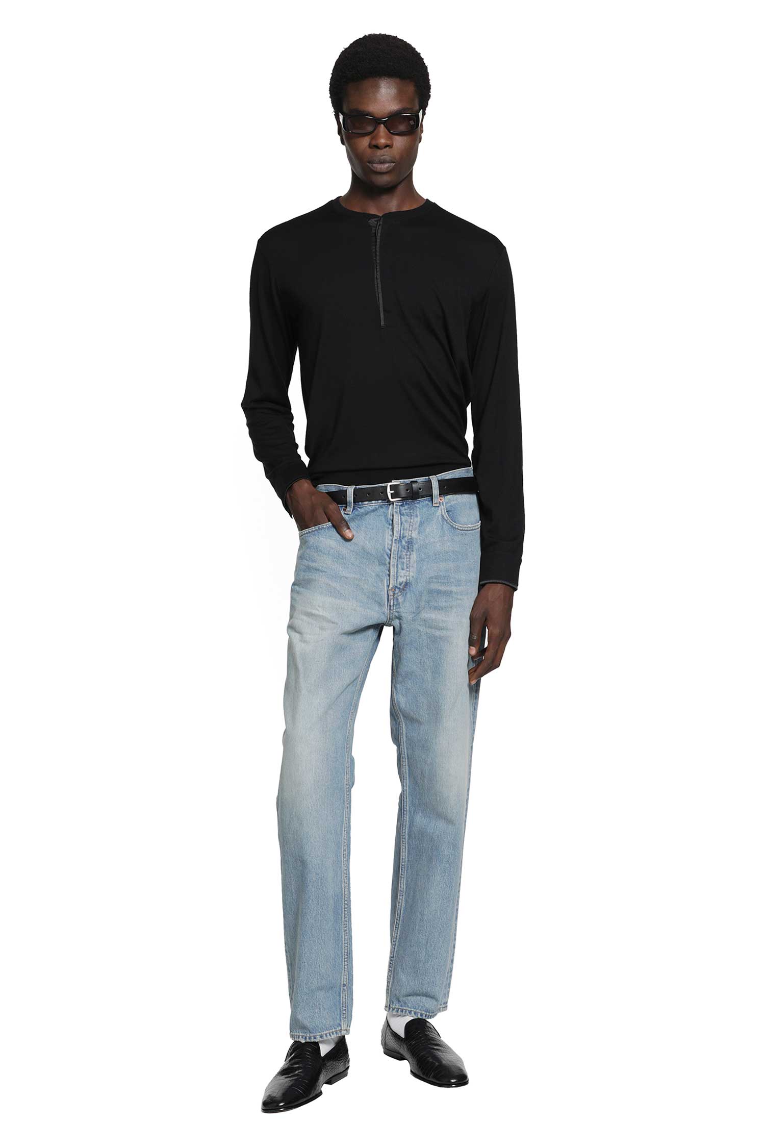 Wool Silk Cashmere Henley