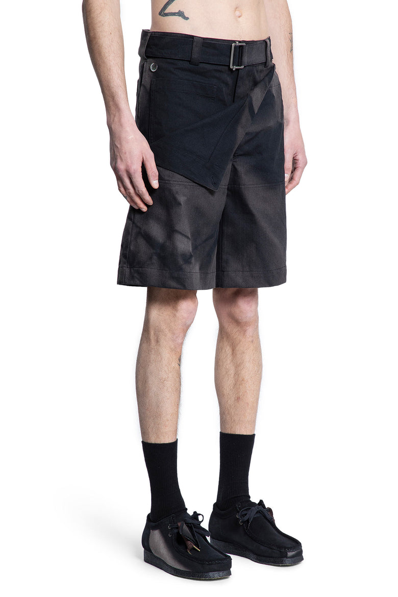 JIYONGKIM MAN BLACK SHORTS & SKIRTS