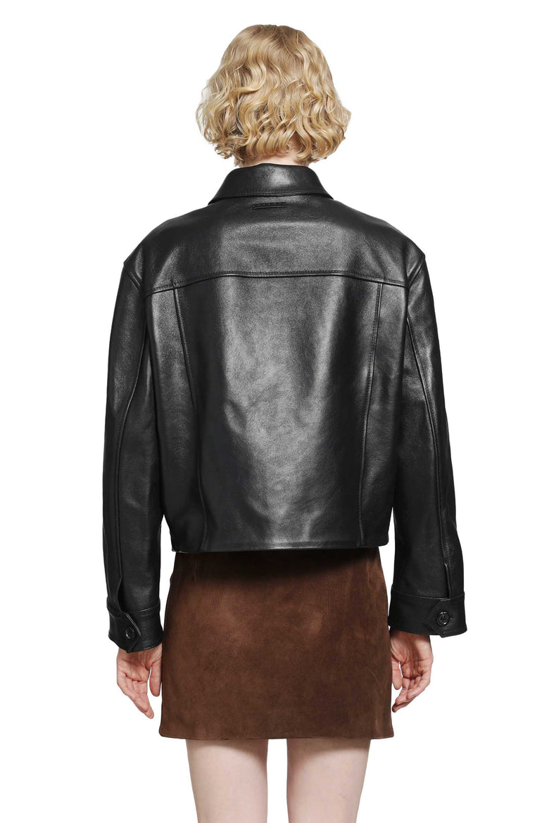 MARNI Suede and Leather Jacket woman