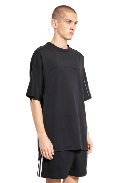 Y-3 MAN BLACK T-SHIRTS & TANK TOPS