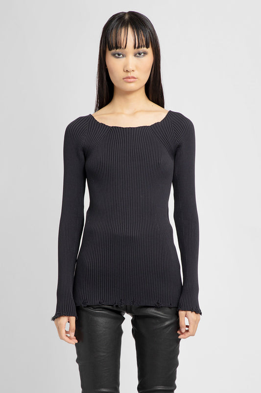 JUNYA WATANABE WOMAN BLACK KNITWEAR